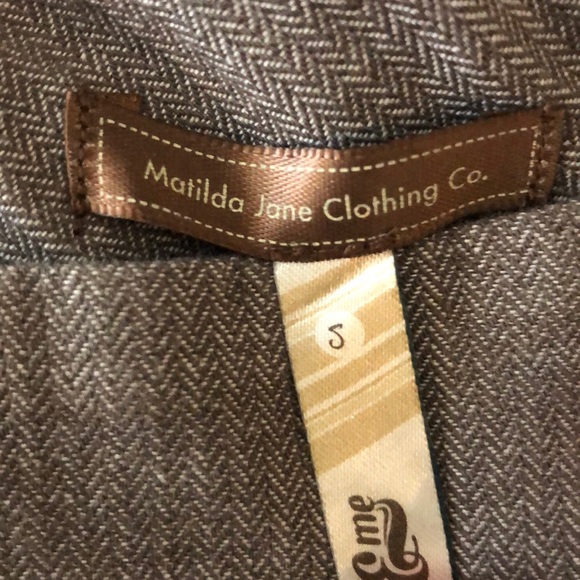 Matilda Jane Soft Brown Tweed Skirt (Small) - Picture 4 of 8